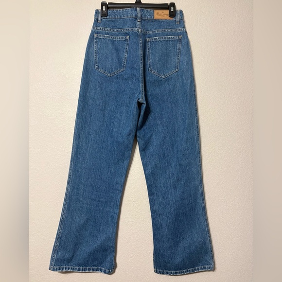 Mes Demoiselles Paris Denim, High Rise, Kick Flare Jeans w Bottom Slit. Italy - Picture 2 of 13